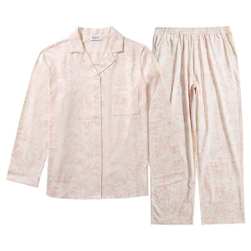 真彩新疆棉女士家居服分体套装