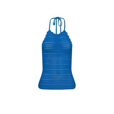 UR&DC2026春季新款魅力设计感挂脖系带吊带背心针织衫女短款上衣