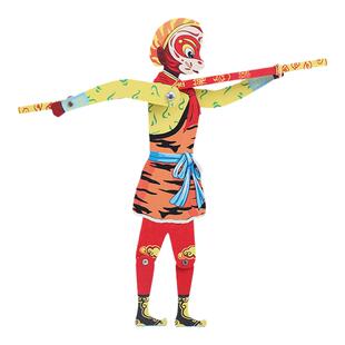 木影戏皮影玩具木质diy人偶孙悟空西游记陕西安旅游纪念礼物礼品