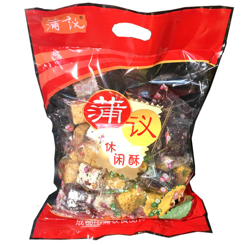 四川特产蒲议休闲酥420g*4袋蛋苕酥玉米酥黑米酥米花酥零食小吃
