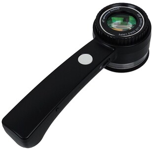 手持60倍珠宝放大镜高清带灯充电刻度玉石文玩鉴定专用强光手电筒