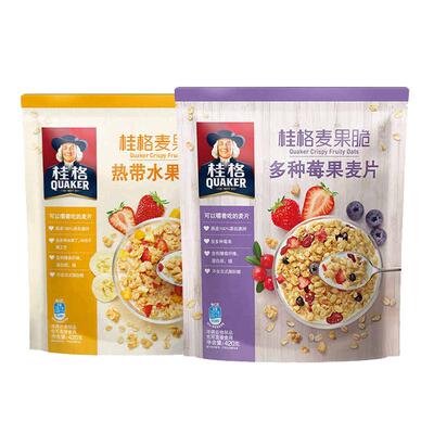 桂格420g杨紫同款水果麦片