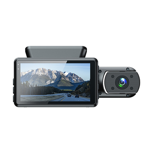 丁威特远程监控行车记录仪高清夜视全景轨迹车内车外双录2026新款