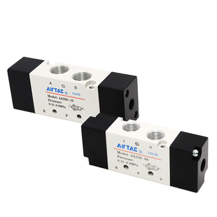 亚德客双头气控阀4A220-08 4A320-10 4A420-15气动气缸控制阀开关