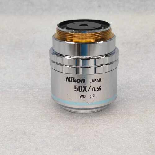 议价Nikon尼康 CF PIan 50X/0.55 WD 8.2 BD ELWD 显微镜物镜正品