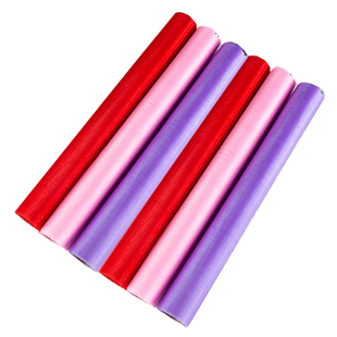 结婚庆用品纱幔楼梯装饰纱雪纱水晶纱缦婚房布置拉花拱门纱花球