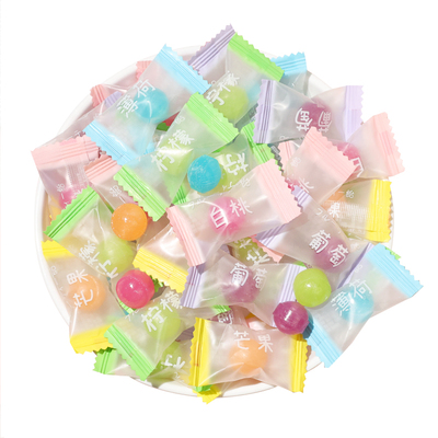 赞佳赞混合水果味硬糖白桃味糖果散装零食单独小包装袋网红春节