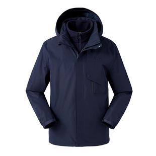 Jeep吉普三合一冲锋衣官方正品户外男外套防水秋冬保暖登山服爸爸