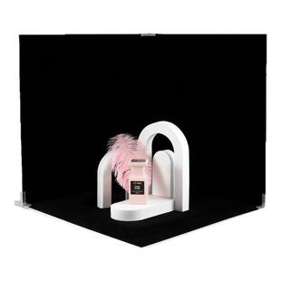 黑色背景板植绒吸光布拍摄黑布不透光桌面纯黑蛋糕珠宝模型场景布置手办饰品静物手播摄影道具直播拍照背景布