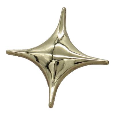 28mm四芒星金属四合扣纽扣百搭西装夹克外套子母扣按扣衣服装饰扣