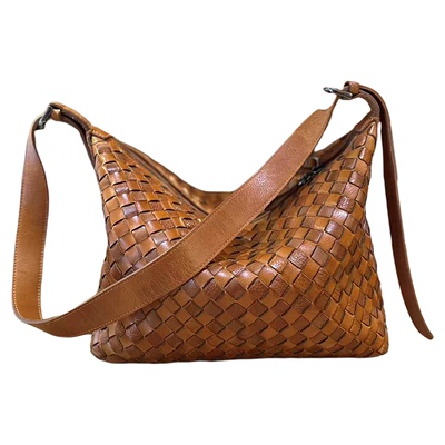 全手工编织hobo新品双面编织