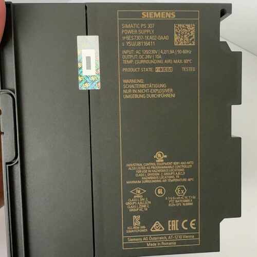 溢价-307-1KA02电源模块，99新，外观完好无