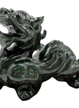 墨玉貔貅一对招财客厅店铺办公室