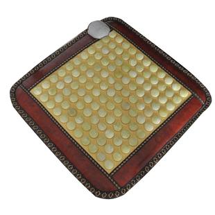 麦饭石玉石坐垫锗石托玛琳座垫远红外加热磁疗理疗保健办公室椅垫