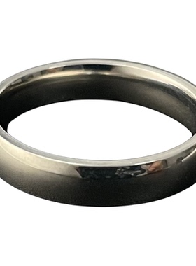 男女通用钛钢指环简约素圈情侣戒