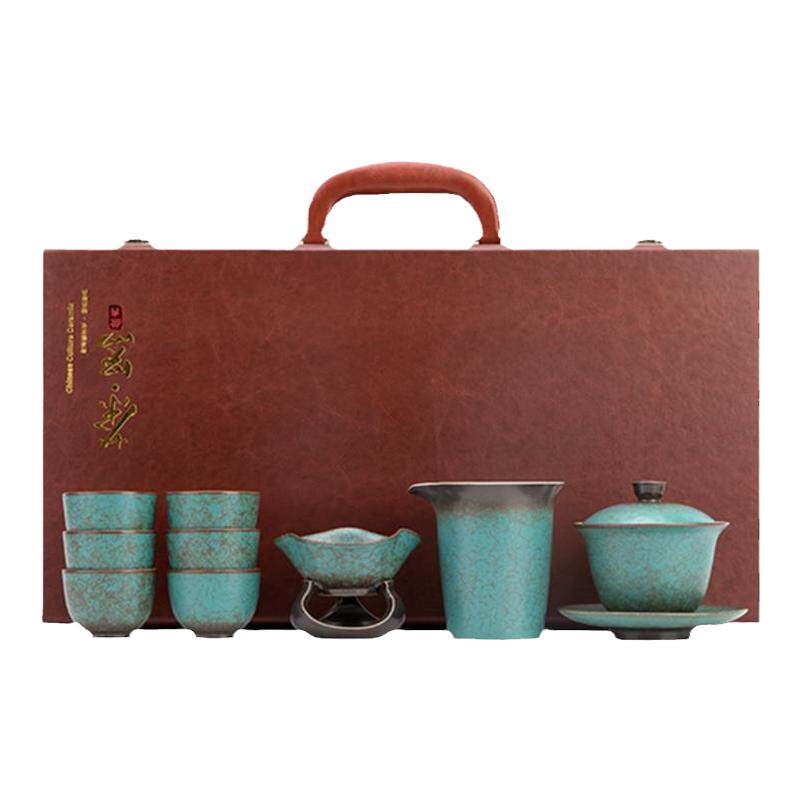 轻奢窑变陶瓷功夫茶具礼盒