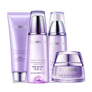 自然堂抗皱紧致凝时水乳套装套盒