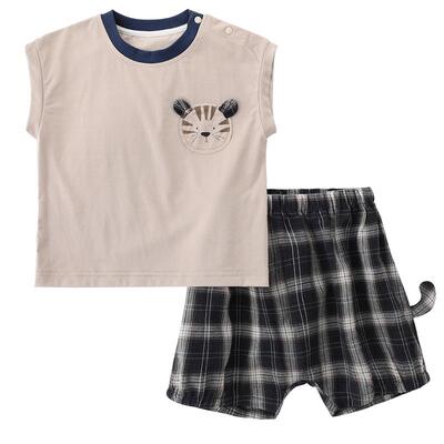 巴厘小猪男宝夏季套装儿童两件套