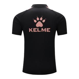 KELME卡尔美足球服 24-25西班牙人俱乐部同款出场短袖运动POLO衫