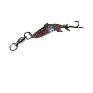 路亚饵路亚亮片纯铜材质带轴承转环适合鲈鱼鳟鱼鲑鱼黑鱼狗鱼军鱼