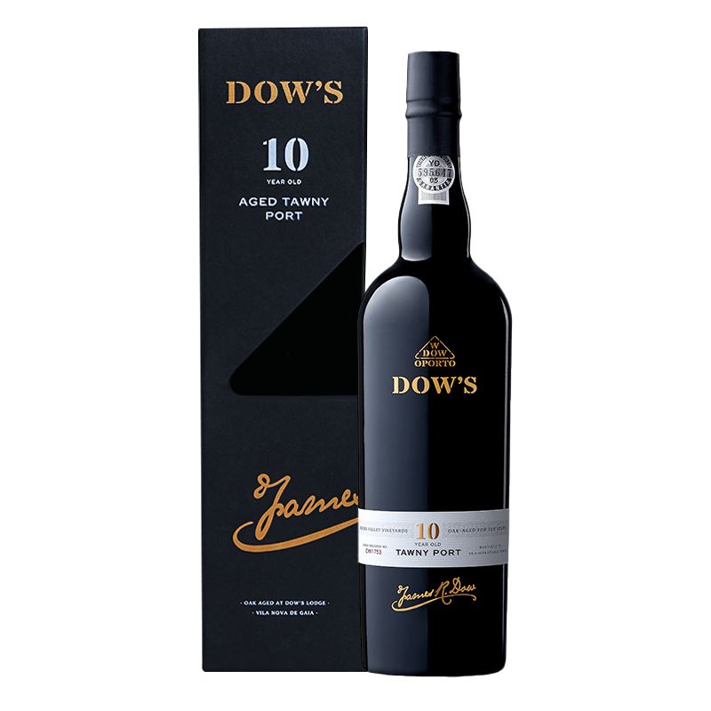 Dow's10年茶色波特酒葡萄牙Tawny Port甜酒红酒加强型葡萄酒礼盒