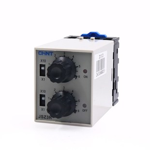 正泰双循环时间继电器延时220v可调通电断电JSZ3R10秒6S-60分st3p