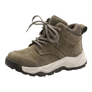 Dickies男童马丁靴儿童秋冬防滑潮流工装靴中大童高帮户外登山鞋