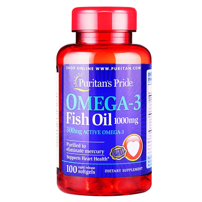 普丽普莱omega3鱼油1000mg100粒