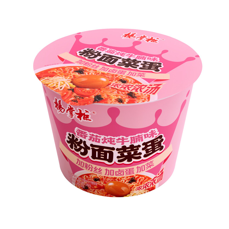 杨掌柜粉面菜蛋桶装方便面