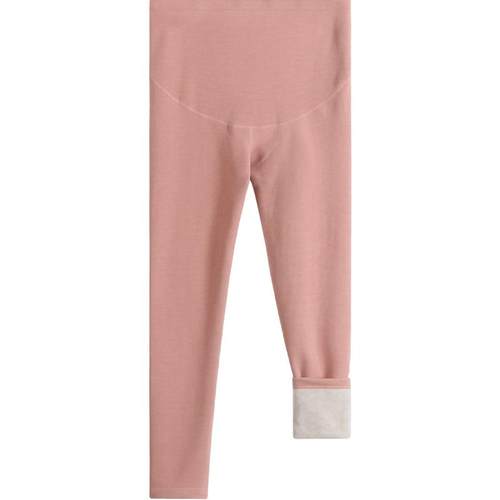 孕妇保暖裤加绒加厚怀孕期冬季蚕丝羊毛打底裤可调节睡裤薄绒秋裤