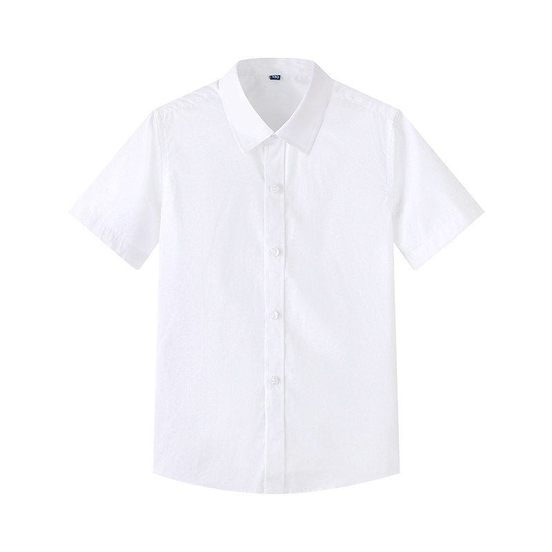 元旦儿童演出服男女童纯棉白衬衫