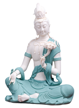 陶瓷观世音菩萨佛像摆件艺术收藏