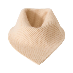 秋冬新款纯山羊绒脖套女套头保暖护颈椎小围脖针织百搭假领子围巾