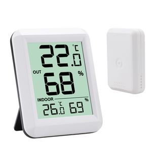 无线室内外温湿计家用婴儿房精准进口测温仪电子壁挂数显温湿度计