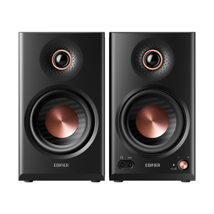 漫步者MR4BT发烧hifi级有源音箱2.0电脑低音炮木质大功率监听音响