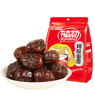健源红阿胶蜜枣500g山东去核大枣独立包装网红休闲小零食阿娇金丝
