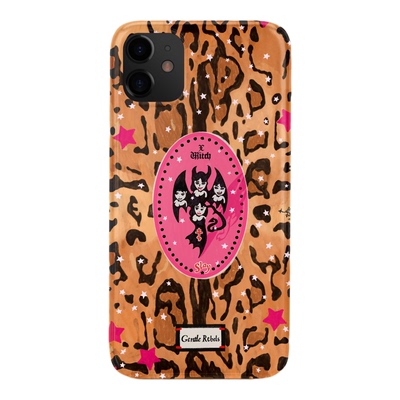 豹纹vintage手绘手机壳