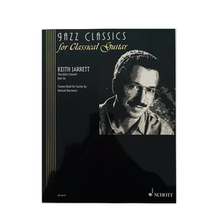 贾斯勒 克隆音乐会 IIc 吉他 德国朔特原版进口乐谱书 Keith Jarrett The Koln Concert Part IIc Guitar ED9515