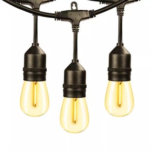 户外高亮灯串防水灯泡彩灯露营氛围灯节日串灯庭院装饰灯挂灯吊灯