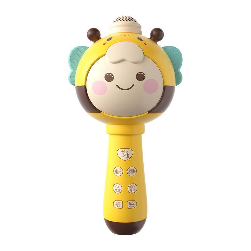 乐亲蓝牙话筒儿童无线麦克风音响一体玩具宝宝卡拉OK男孩女孩唱歌