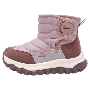 回力童鞋女童雪地靴2025冬季新款儿童加绒保暖女孩雪地鞋防滑棉鞋