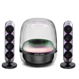 哈曼卡顿水晶5代无线蓝牙桌面音响灯光电脑电视音箱礼物低音炮