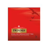 TWININGS川寧英式早餐紅茶100片獨(dú)立裝袋泡茶酒店紅茶粉烘焙專(zhuān)用