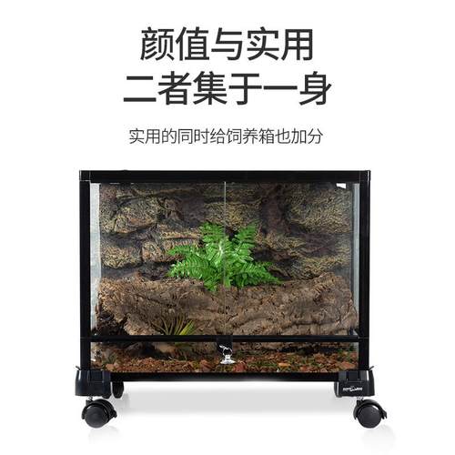 REPTIZOO爬虫玻璃缸配套万向轮爬宠饲养箱轮子RK系列专用转向轮