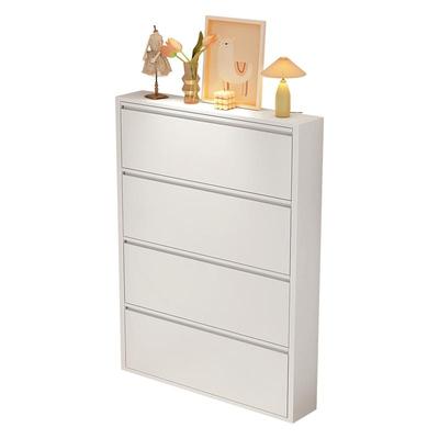 钢制超薄鞋柜家用门口入户翻斗式