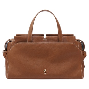 fiedlesissi/菲德茜茜竹节波士顿手提包新款单肩腋下包包通勤女包