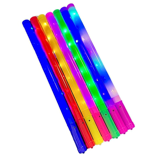 七彩大号荧光棒七灯闪光棒演唱会应援棒校园公司年会氛围道具批发