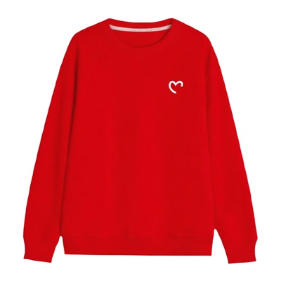 2026本命年大红加绒加厚卫衣女