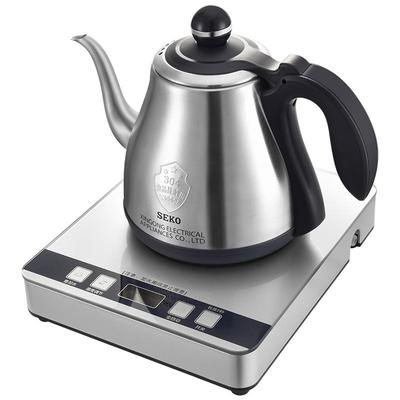 新功底部上水电热水壶304不锈钢