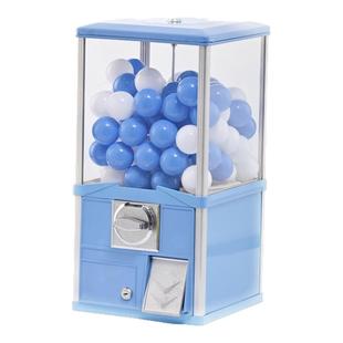 方形扭蛋机活动道具商用桌面抽奖机咖啡胶囊50扭蛋球弹力球娃娃机